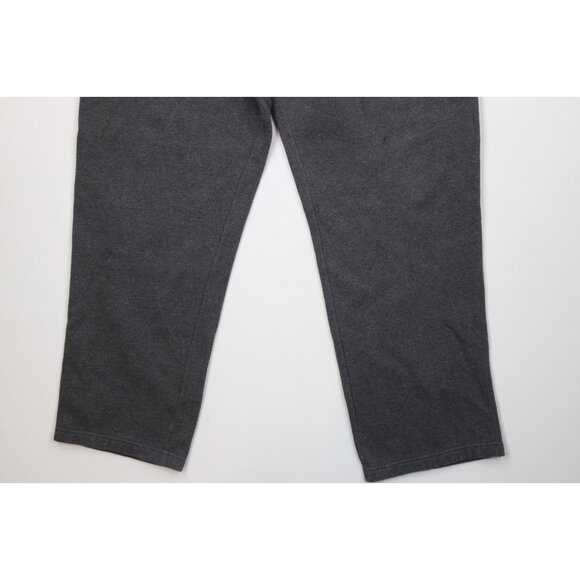 Vtg Y2K Nike Mens 2XL Travis Scott Mini Swoosh Wide Leg Sweatpants Pants Gray - Picture 5 of 14